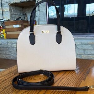 Kate Spade Black and Cream Women's Bag